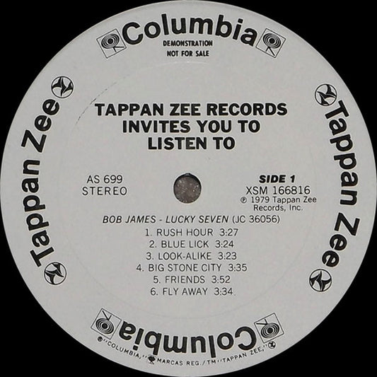 Bob James, Earl Klugh - Tappan Zee Records Invites You To Listen To