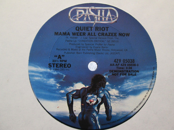 Quiet Riot - Mama Weer All Crazee Now