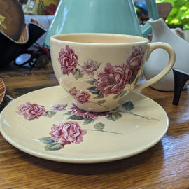 Vintage Teleflora Tea Cup & Saucer