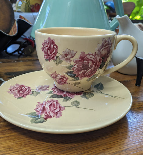 Vintage Teleflora Tea Cup & Saucer